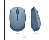 LOGITECH M171 jasnoniebieska 910-006866 - 1126628 - zdjęcie 12